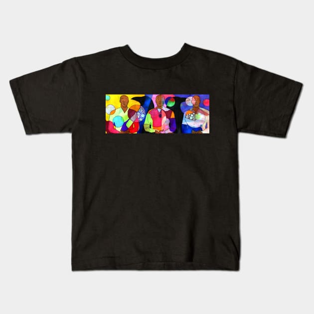 Night Protectors Kids T-Shirt by AleHouseDrae